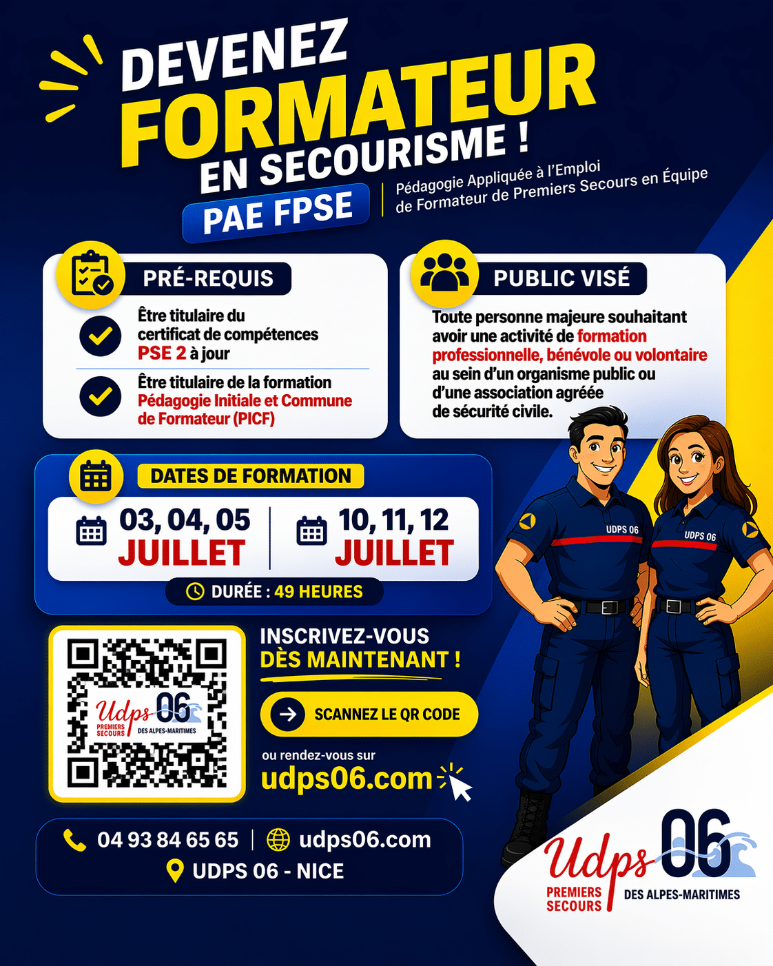 DEVENEZ FORMATEUR EN SECOURISME