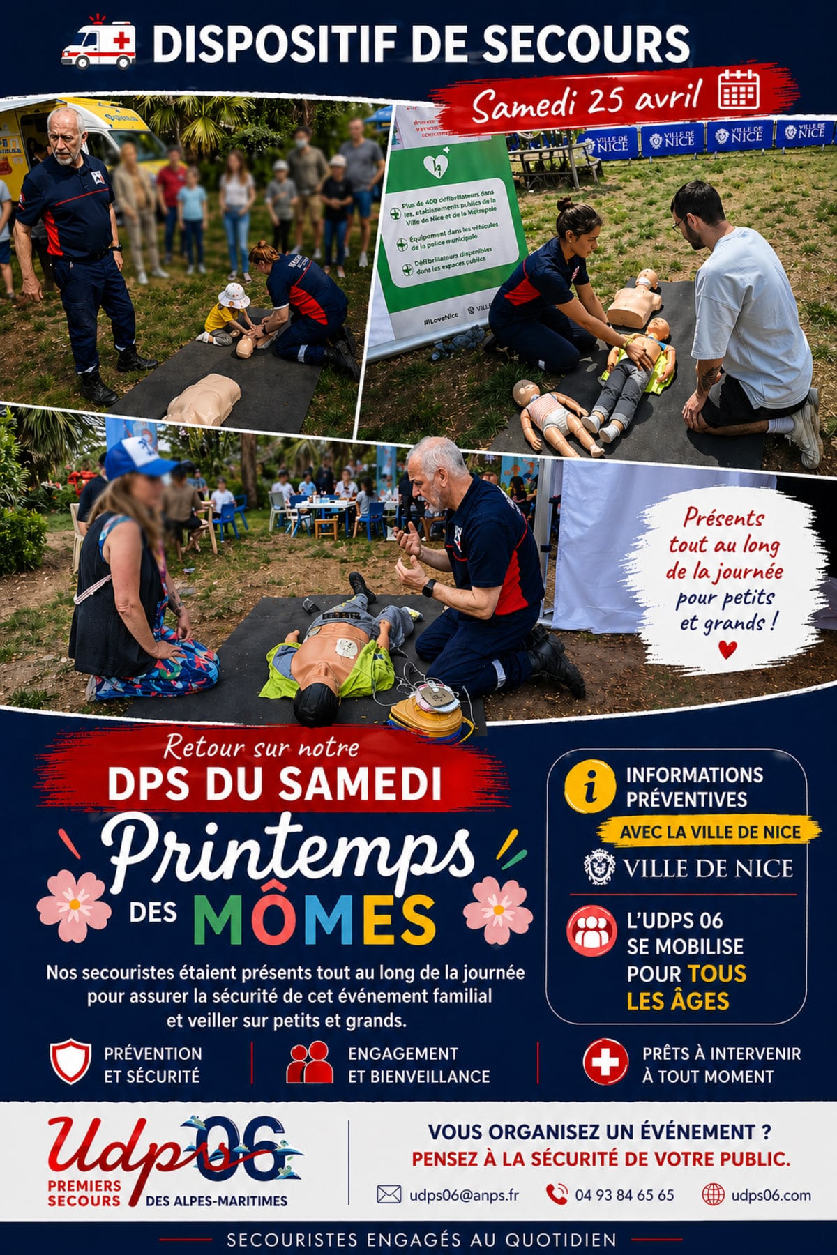 Sensibilisation aux Gestes qui Sauvent lors du Printemps des Mômes