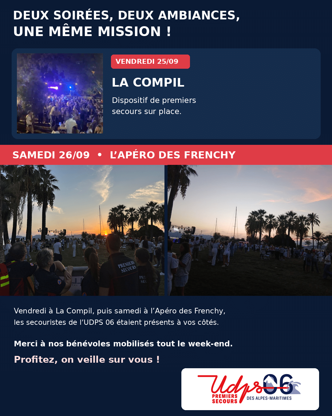 DEUX SOIRÉES, DEUX AMBIANCES, UNE MÊME MISSION